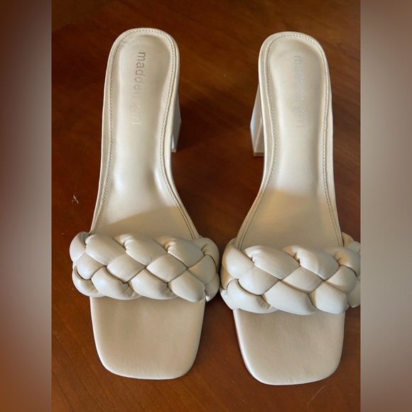 Madden Girl Gracy Heeled Sandal, Almond, size 9, worn once - Picture 2 of 4